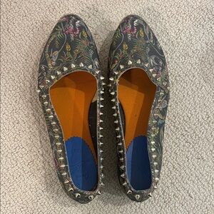 Christian Louboutin Multicolor Studded Loafers